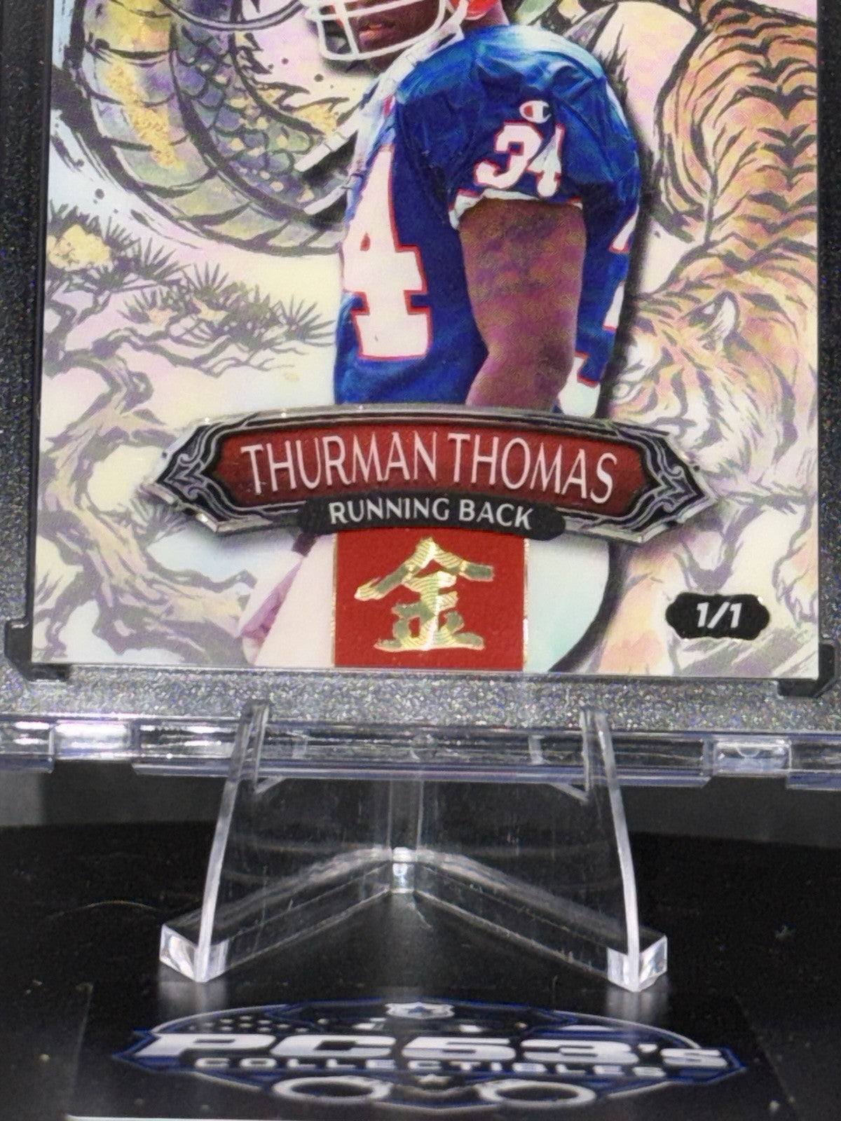 *Rare* WC 2026 FantasyFootball Kanji GOLD CIRCLES KIN Rainbow Thurman Thomas 1/1